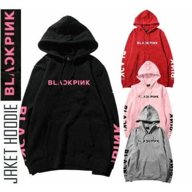 jaket hoodie blackpink
