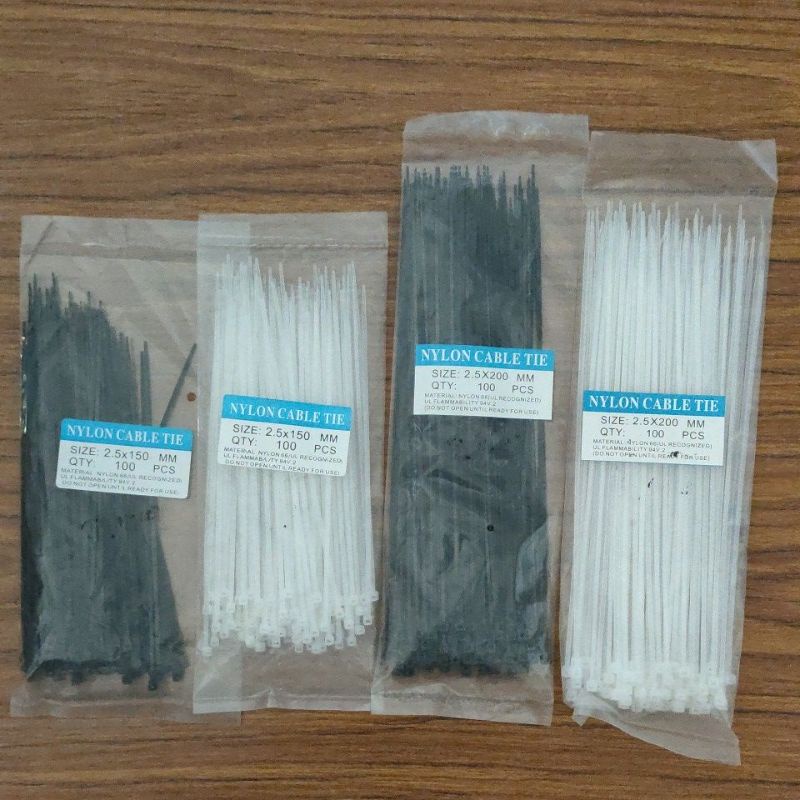 

CABLE TIES HITAM DAN PUTIH ISI 100 UKURAN 15cm/ 20cm