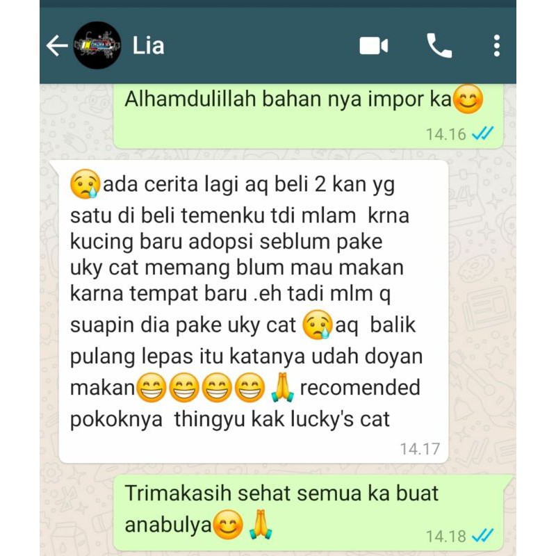 Vitamin Nafsu Makan Kucing Suplemen Bulu Rontok Menyusui Kitten Kucing Hamil uky Amino 30ml