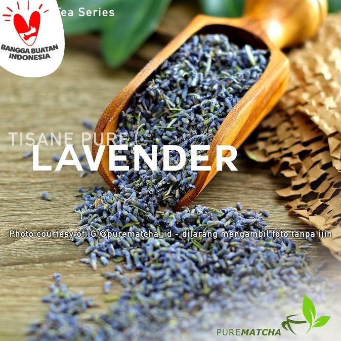 

(BISA COD) Artisan Tea Cafe - Pure Lavender Flower Bunga Lavender Dry Dried 50gr BERGARANSI Kode 592