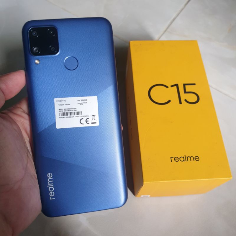 realme c15 4/64 mulus istimewah