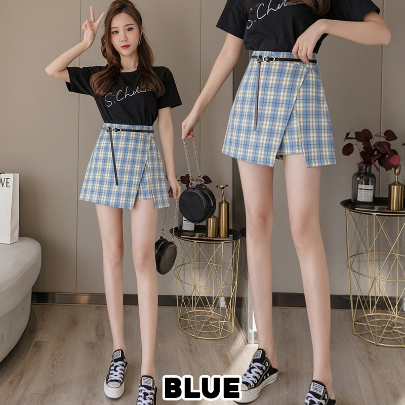 KARAKOREA 8206 Venneta Skirt with belt/Rok Pendek/Korean Mini Skirt/Rok Korea Skirt