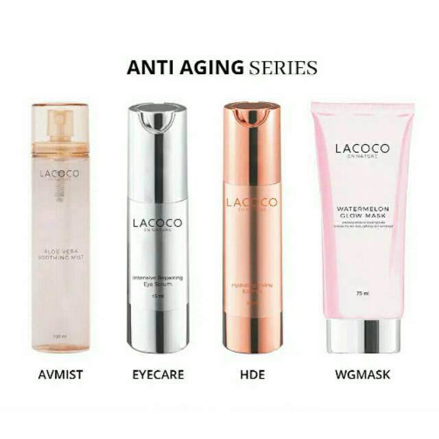 Lacoco Anti Aging Series / Paket Perawatan Anti Aging Lacoco Nasa