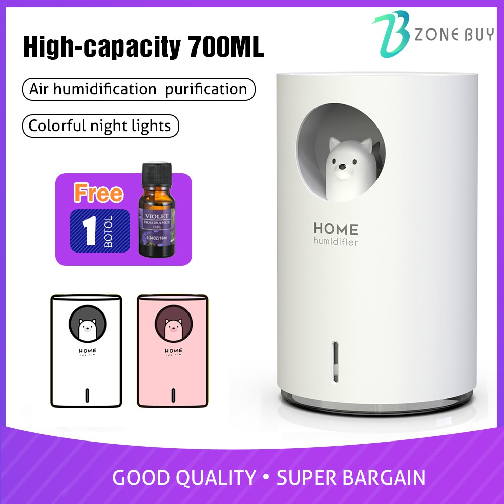 100% ORI Humidifier Diffuser Aroma Diffuser 700ML Oil