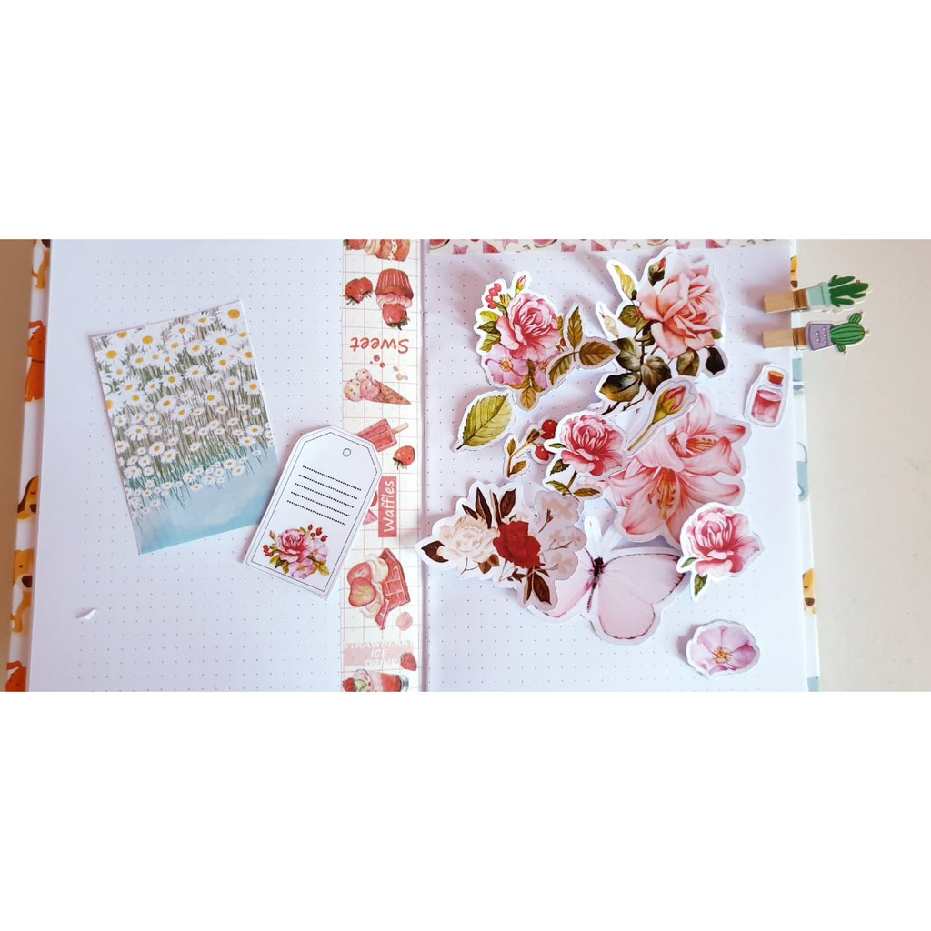 

STIKER JOURNAL AESTHETIC FLOWER