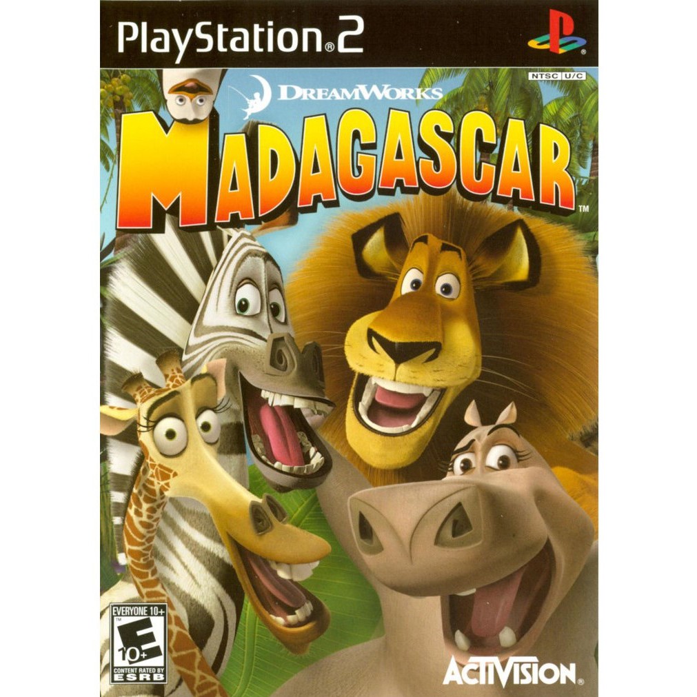 Kaset PS2 MADAGASCAR