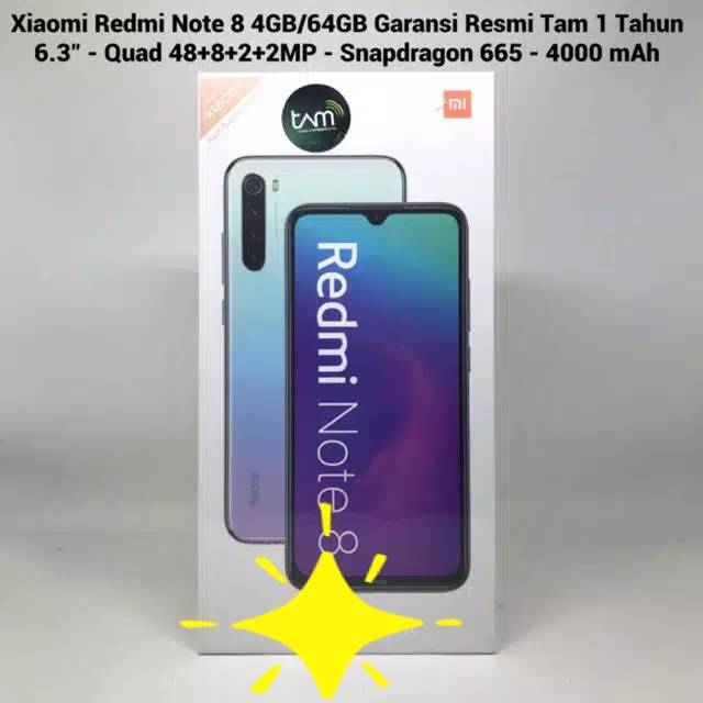 Xiaomi Redmi Note 8 Ram 4GB/64GB