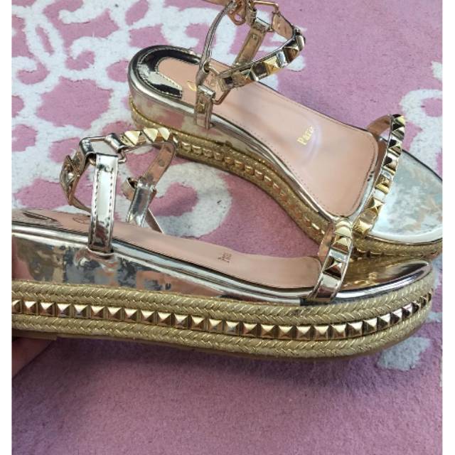 Preloved Sandal Wedges Christian Louboutin Size 40