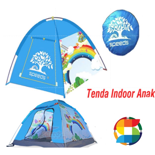 Sekawantoys Mainan Tenda Anak  Motif Kartun Buka Otomatis Anti Air