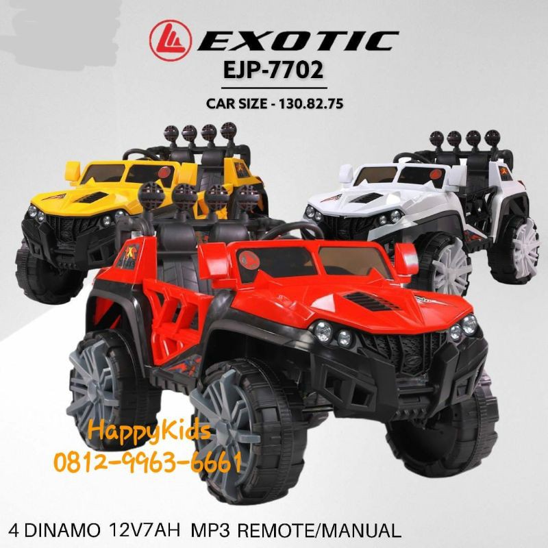 ( ADA TOKO ) Mobil aki anak EXOTIC EJP 7702