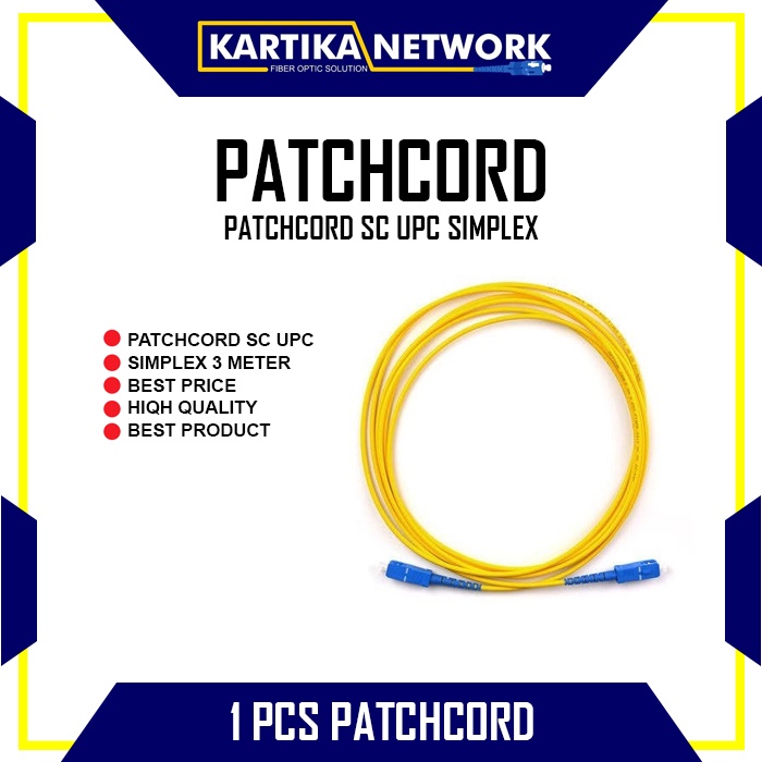 pacthcord sc-upc to sc-upc simplex 3 meter