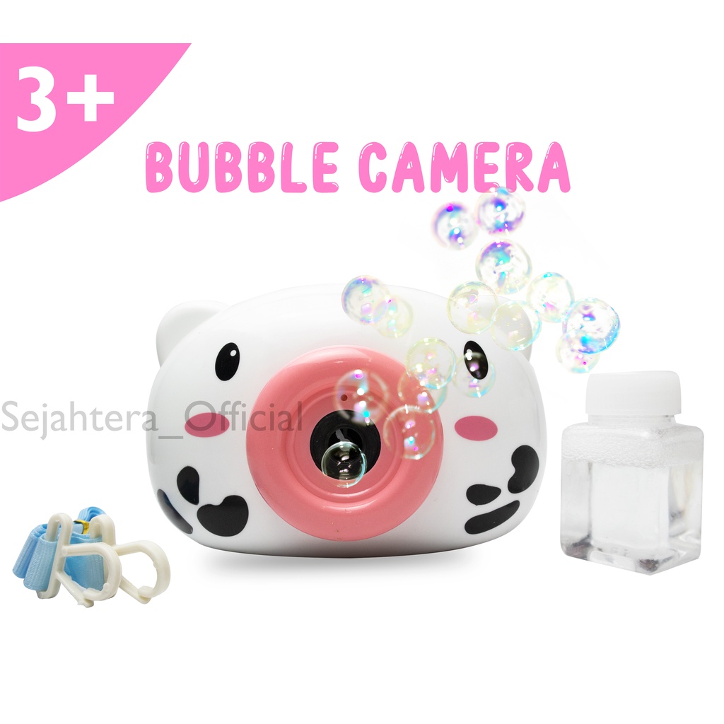 Minan Anak Bubble Camera/Mainan Anak Bubble Machine Beautiful Music-Sapi