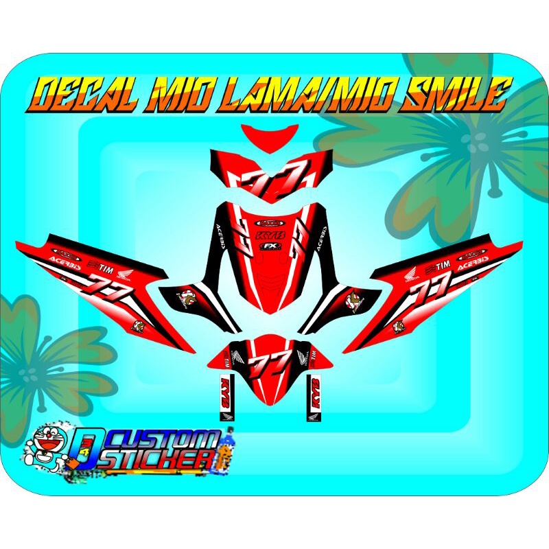 Decal beat karbu decal beat lama decal sticker beat roadrace