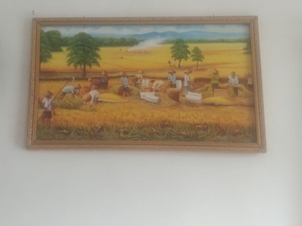 Lukisan Feng Shui Panen Raya 60 X 100 Cm