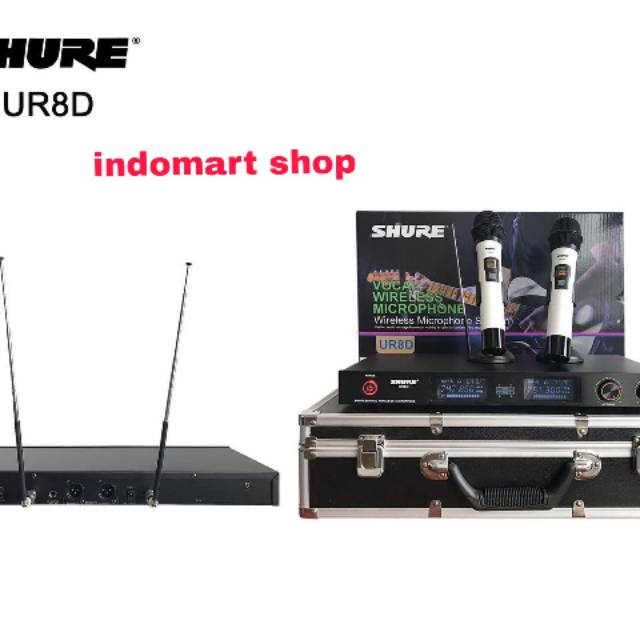 MIC WIRELESS SHURE UR8D ( PEGANG-PEGANG )