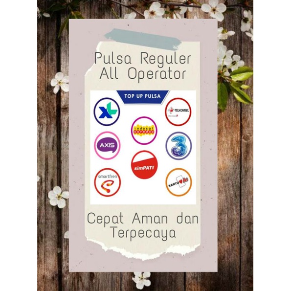 TOPUP PULSA UNTUK SEMUA KARTU PERDANA