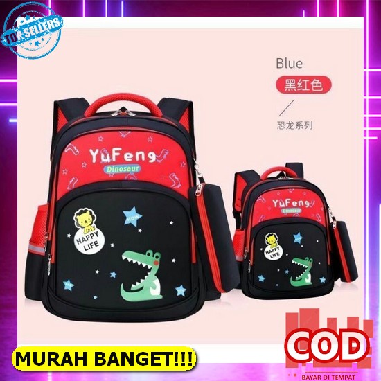 Tas Import Terbaru Waterproof Model Kulkas/Tas Anak Import Ukuran Besar Model Bukaan Kulkas/Tas Impo