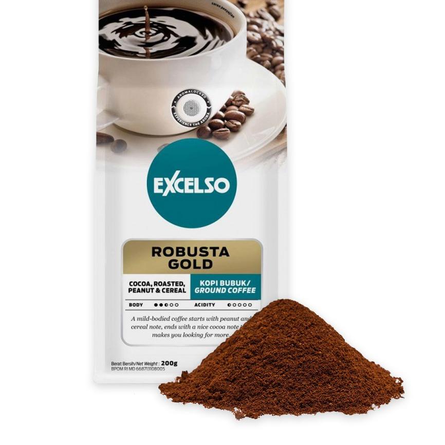 

Paling Bagus|SQ11|Excelso Kopi Robusta Gold Bubuk 200G
