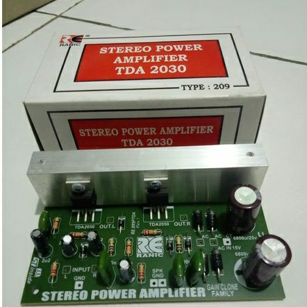 TDA 2030 power amplifier stereo 209