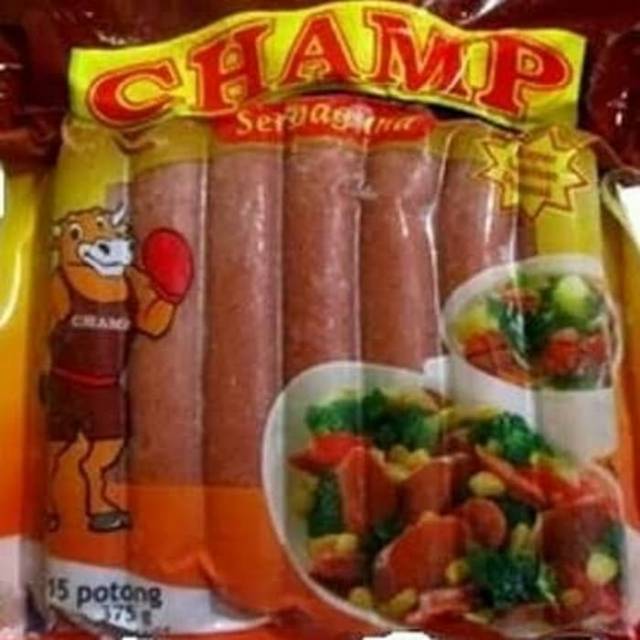 

CHAMP Sosis Sapi 375gr isi 15