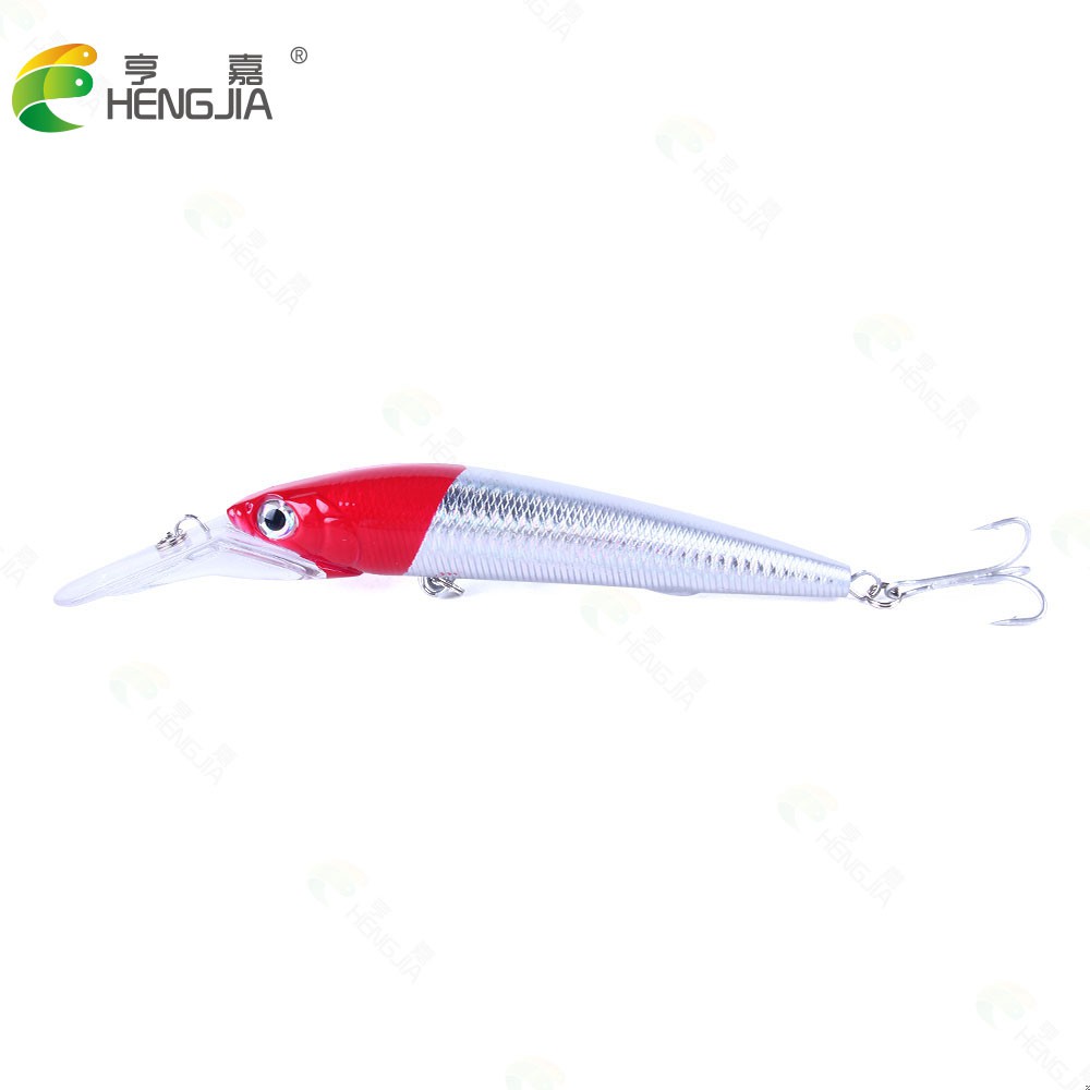 HENGJIA 1Pcs New Floating Minnow Umpan Pancing 180mm 41g Swimbait Fishing Lure Bass Wobbler Ikan Kecil Kail Memancing Kait