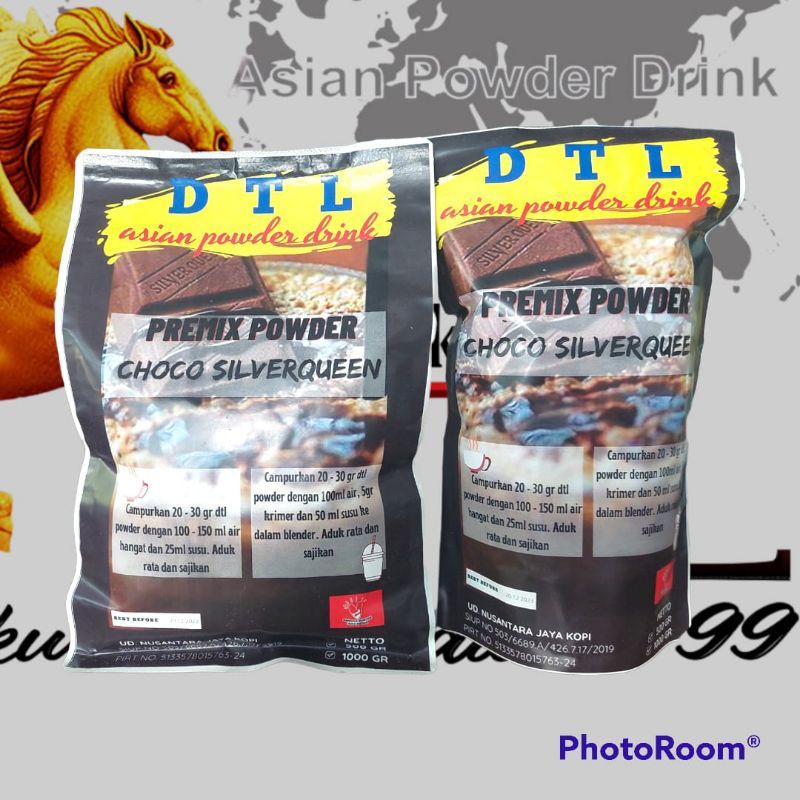 

Bubuk minuman DTL rasa coklat silverqueen / powder drink DTL varian choco silverqueen