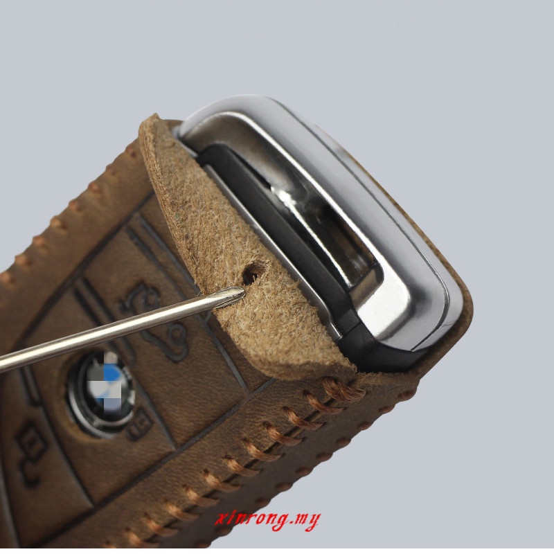 Tas Pouch Holder Kunci Mobil Keyless Bahan Kulit Asli Untuk BMW F30 F34 F10 F07