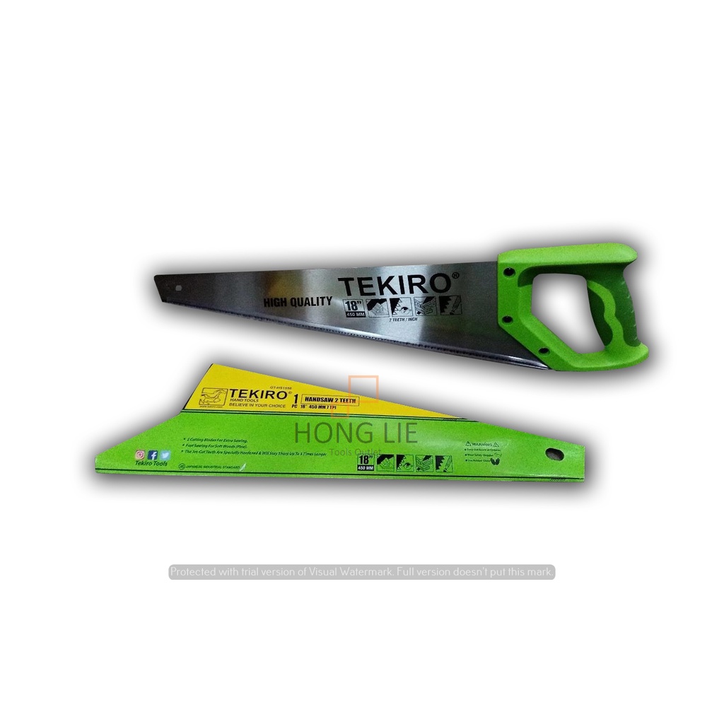 Tekiro Gergaji Potong Kayu 2 Mata 18 inch 18"