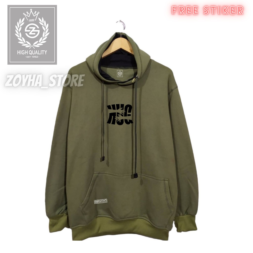 ZOYHA_STORE Sweater hoodie pria distro ORIGINAL Switer cowok murah jumper HODIE HUG tebal UNISEX