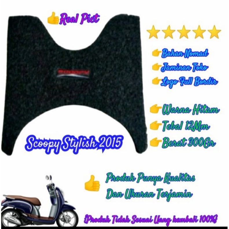 Karpet Motor Scopy Stalish 2015