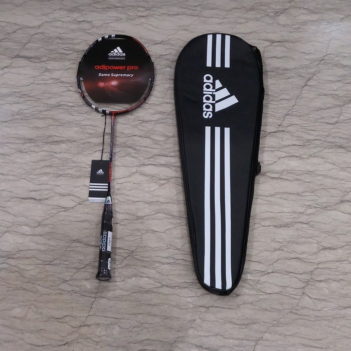 Raket Badminton ADIDAS - ADIPOWER PRO ( RED BLACK SILVER ) 