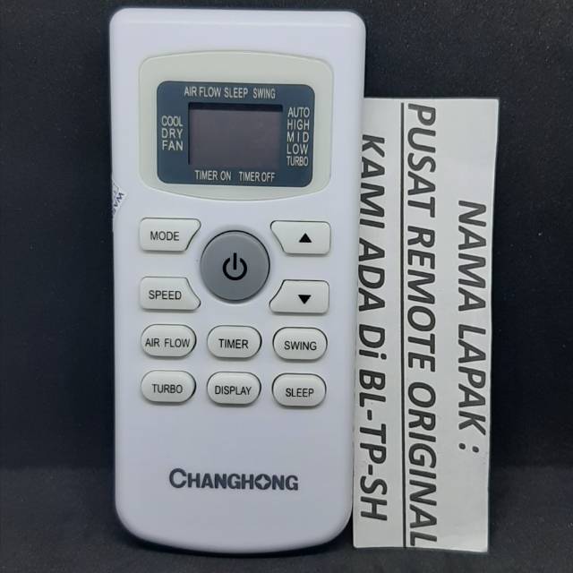 REMOTE REMOT AC CHANGHONG KKG20B-C1 ORIGINAL ASLI