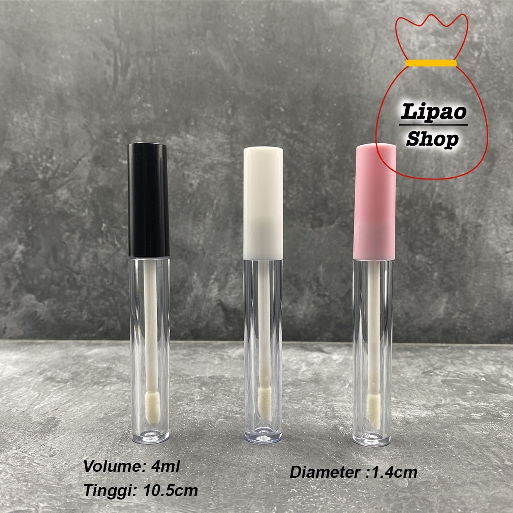Botol 4ml Lip Gloss  / Lip Tube / Lipstick / Lip Balm / Lip Tint+ Plug