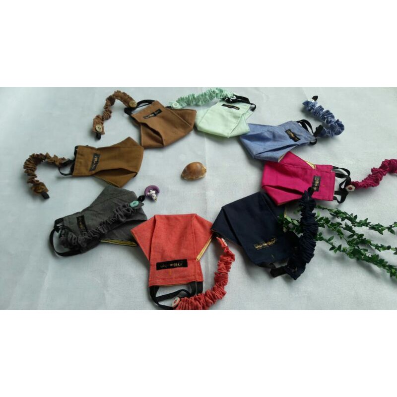 Masker Kain 3D/Masker earloop/Masker headlop/Masker kain motif/Masker 3D 2 ply/ masker kain 3 ply