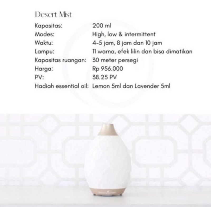 Diffuser Dessert mist young living