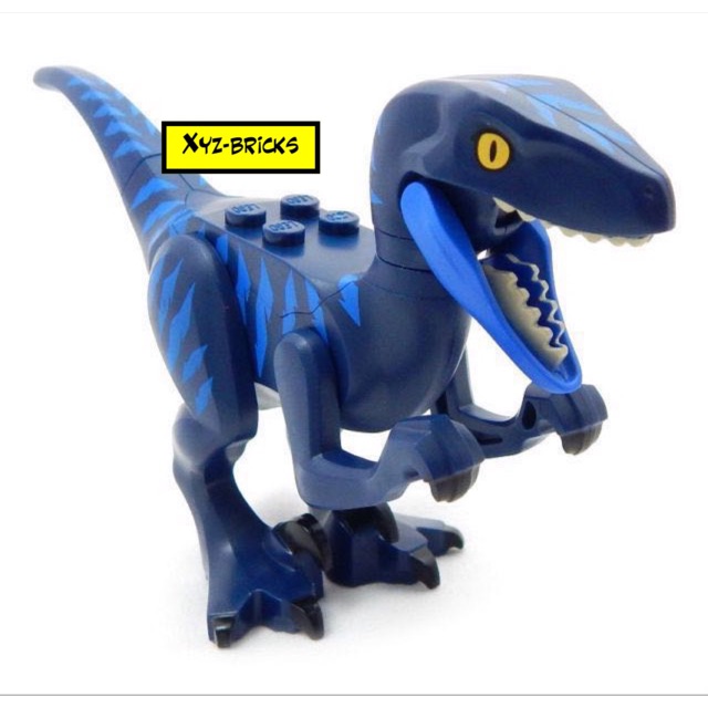 LEGO 70826 Part Out Animal - Dark Blue Velociraptor Dinosaur Figure