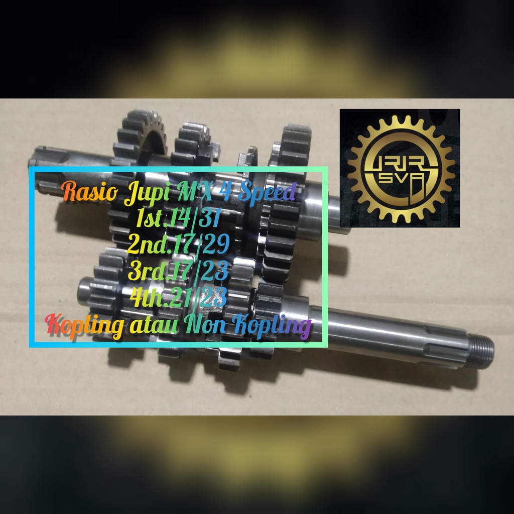 Rasio Racing Jupiter MX 4 Speed Racing 250cc Drag 201m 1st.14/31; 2nd.17/29; 3rd.17/23; 4th.21/23 Ma