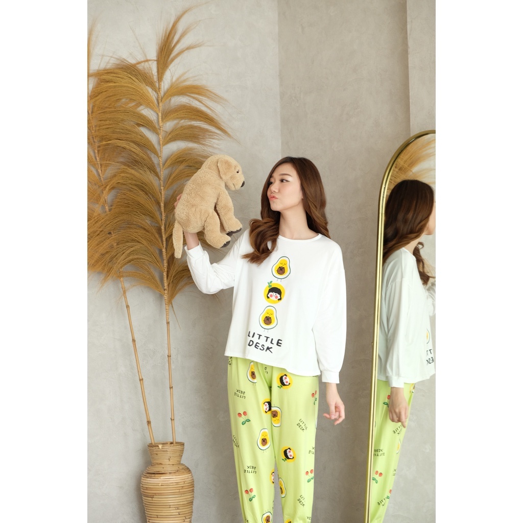 Jogger Pajamas Set - Atasan Celana Baju Tidur Setelan Wanita