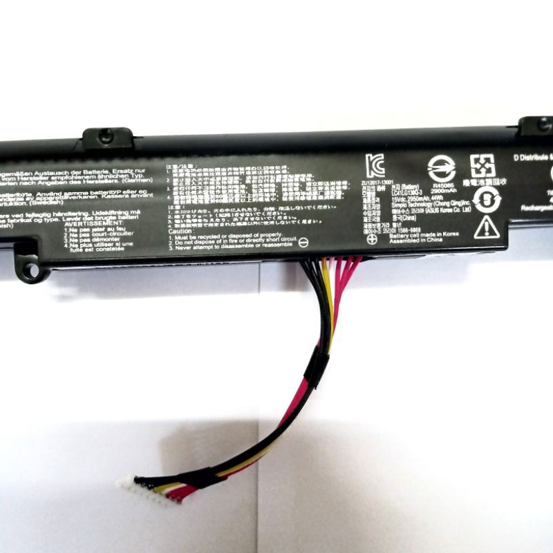 Baterai Laptop ASUS X550E X550Z X550ZA X550D X550DP A41-X550E