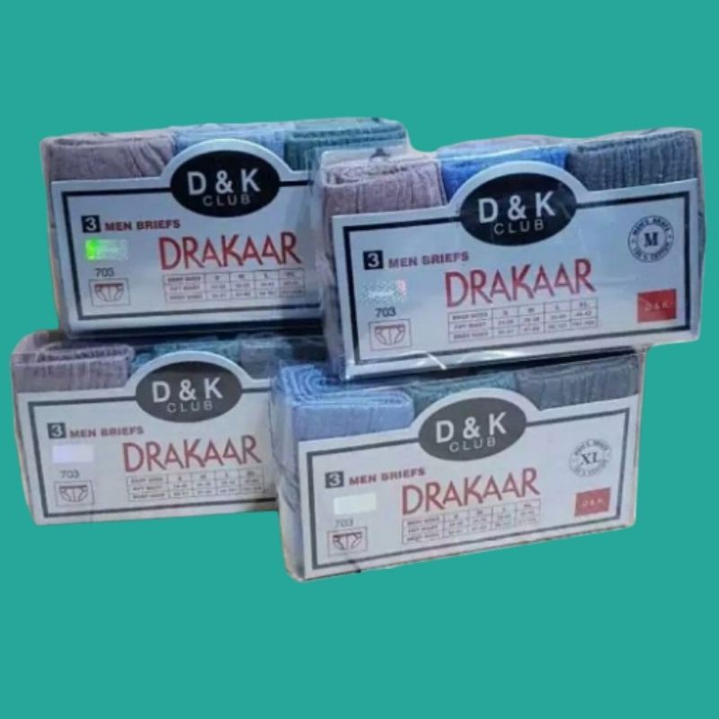 DRAKAAR CELANA DALAM COWOK ISI 3PC