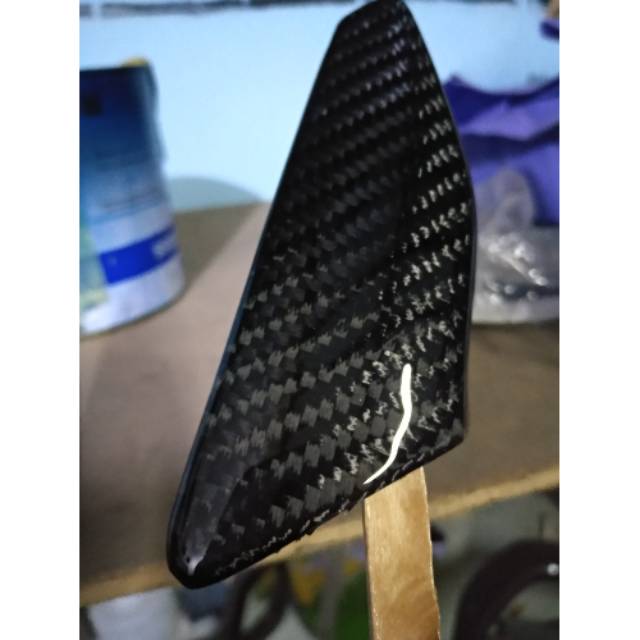 Cover step carbon kevlar honda pcx