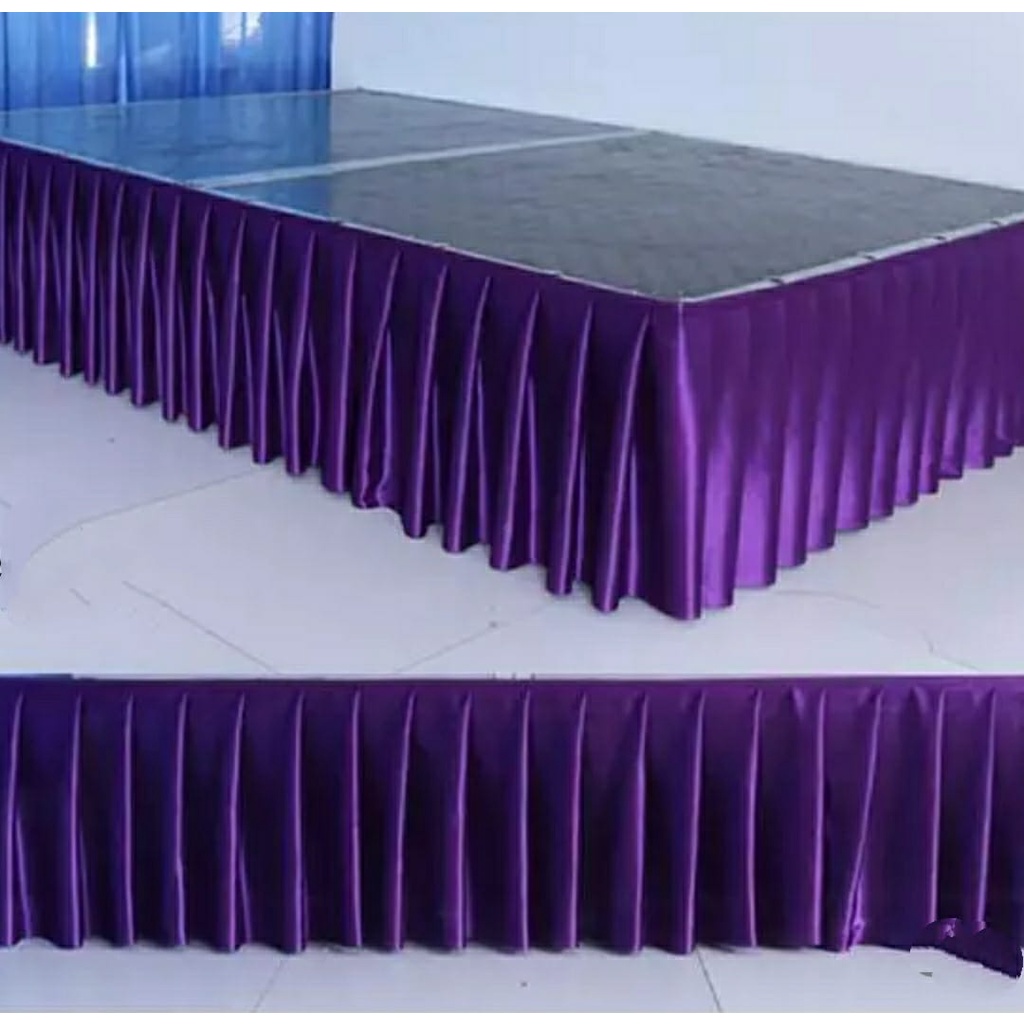 SKRITING MEJA/ROK MEJA REMPEL/RUMBAI MEJA UNTUK MEJA PRASMANAN,MEJA TAMU, MEJA PESTA DLL TERBUAT DAR