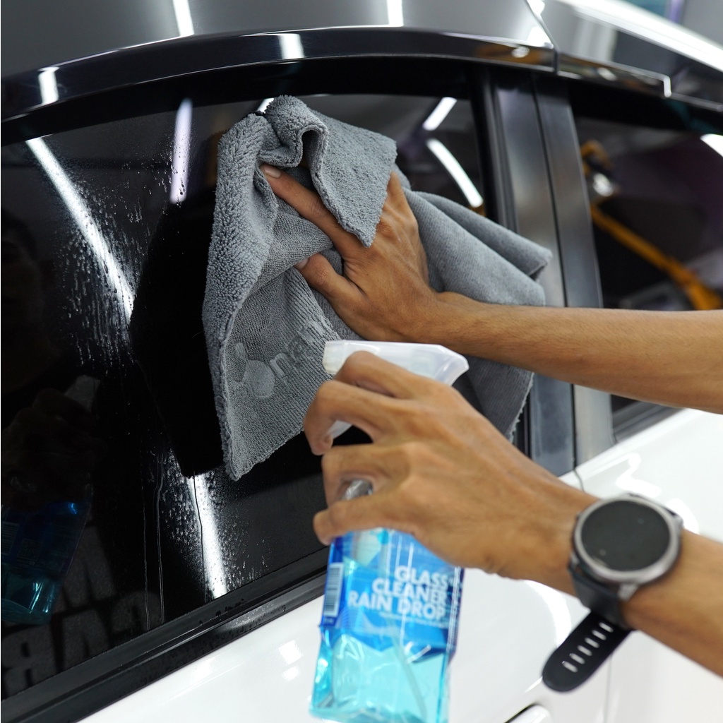 KAIN MICROFIBER EDGELESS DETAILING - nanoTECH PROTECTION - MICROFIBER EDGELESS ULTIMATE WIPE 40X40 420GSM - SUPER PREMIUM QUALITY - DRYING TOWEL EDGELESS - HANDUK MOBIL - KAIN LAP MOBIL - LAP MOTOR - KAIN LAP KENDARAAN - MICROFIBER COATING