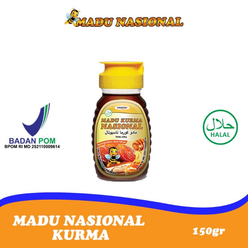 Madu Nasional Kurma Extra Royal Jelly Asli Madu Sidr + Sari Kurma Ajwa