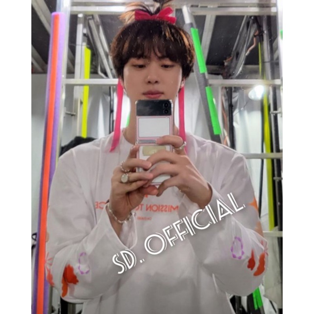 Sweater Basic BTS JIN PTD On stage Sablon Lengkap