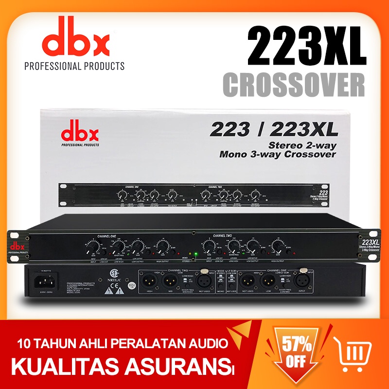 [COD] DBX 223XL Pembatas Crossover BARU dua saluran 2 pembagi