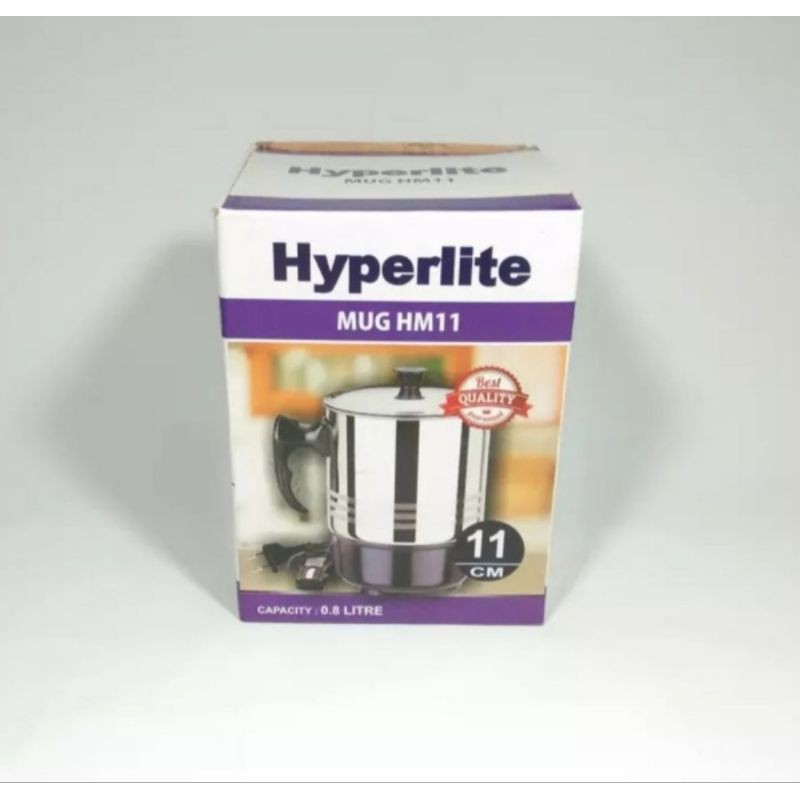 MUG ELEKTRIK STAINLESS 0,8 Ltr 11 Cm HYPERLITE HM 11