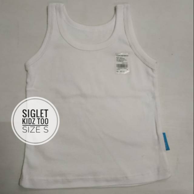Singlet/ kaos dalam anak merk kidz too size S