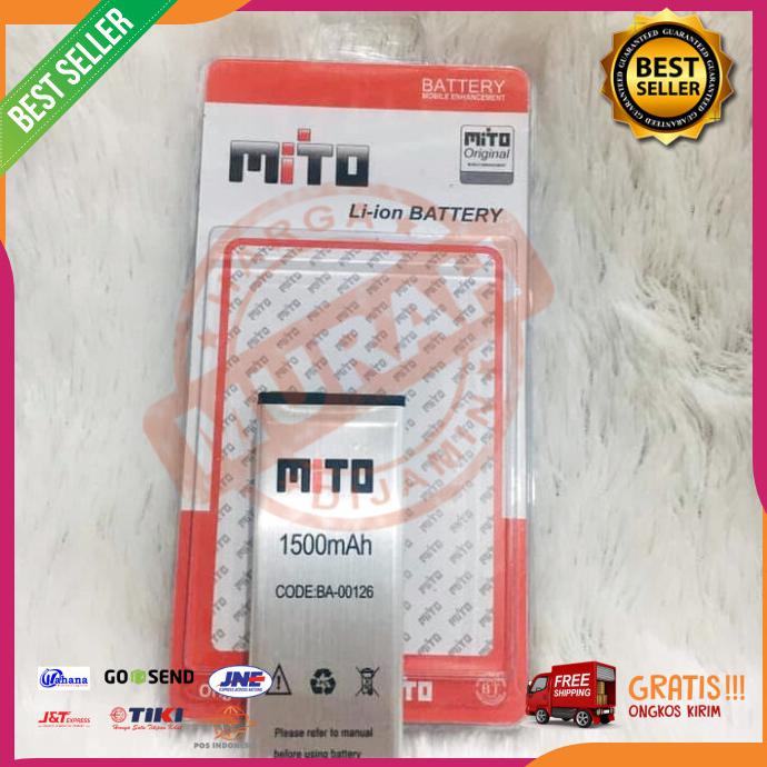 Acc Hp Baterai Mito A82 Plus 3G Ba 000126 1500Mah Ori Oem% Packing Mika