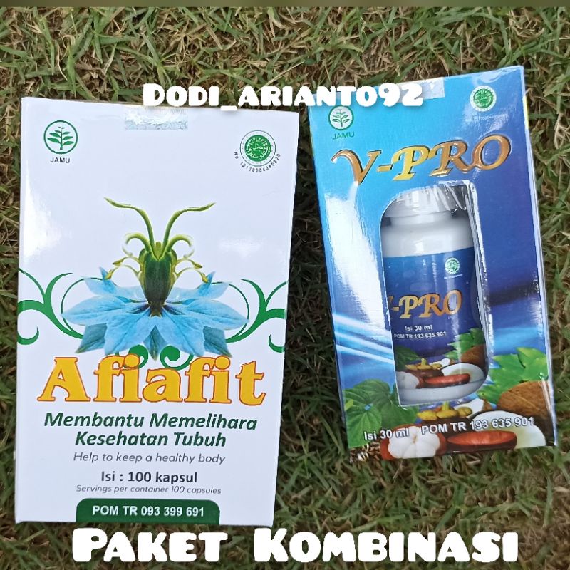 AV DIRADIO paket kombinasi hemat afiafit dan vpro jamu obat tetes herbal v pro vipro